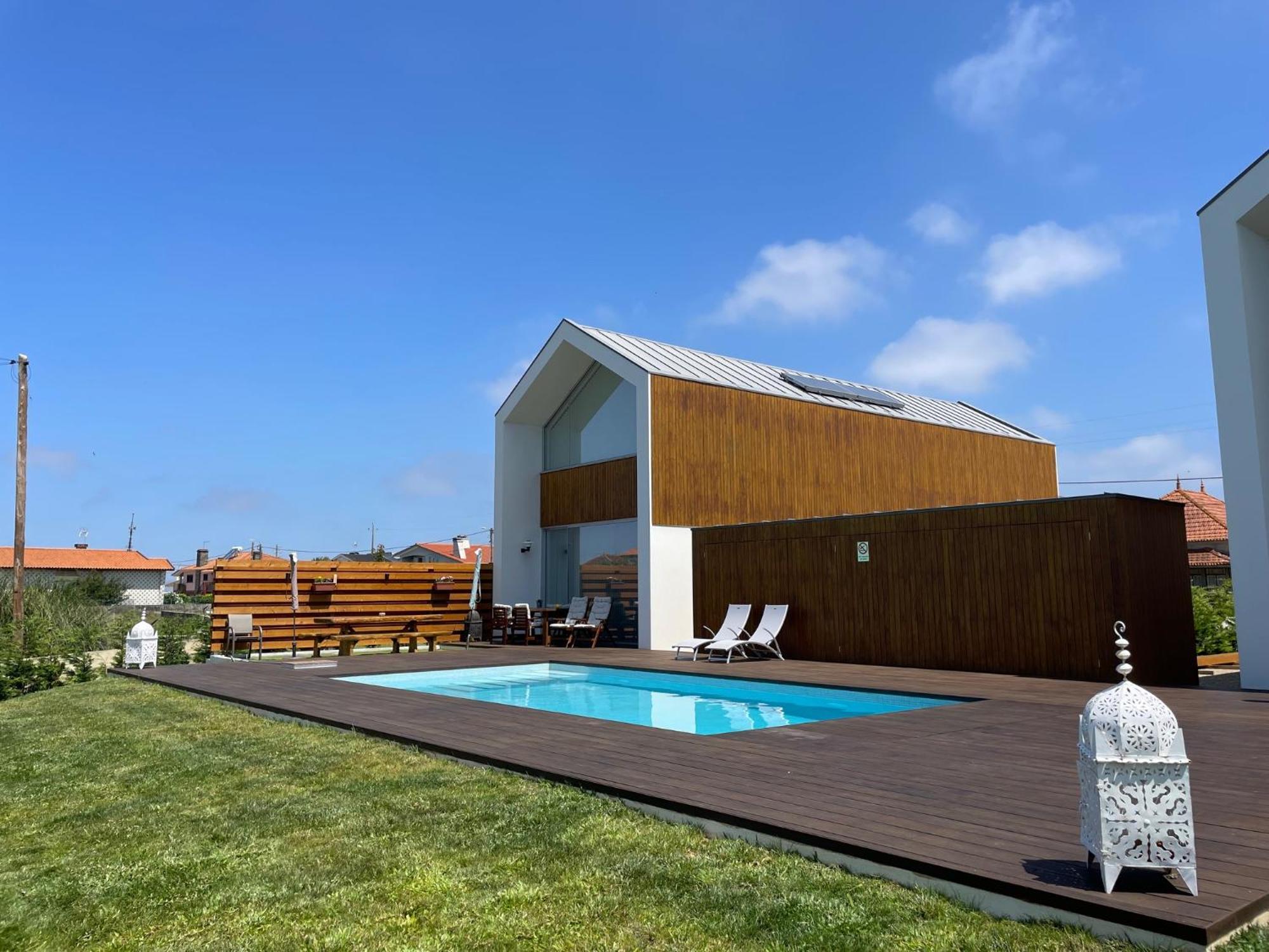 Villa Modern Barn House In Countryside Murtosa Exterior foto